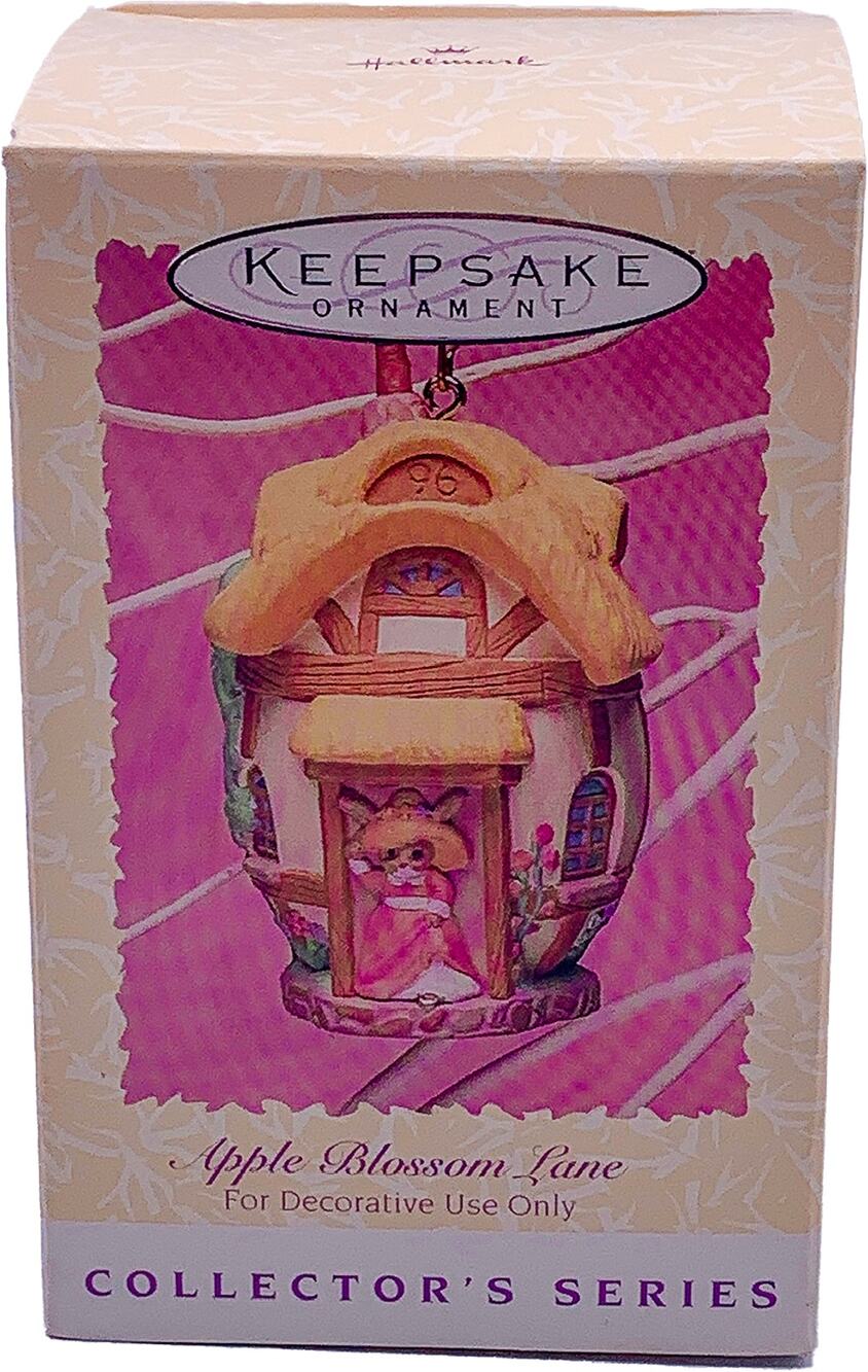 1996 Hallmark Keepsake Easter Ornament Apple Blossom Lane #2 in Box